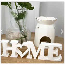 Masaüstü home yazılı dekor
