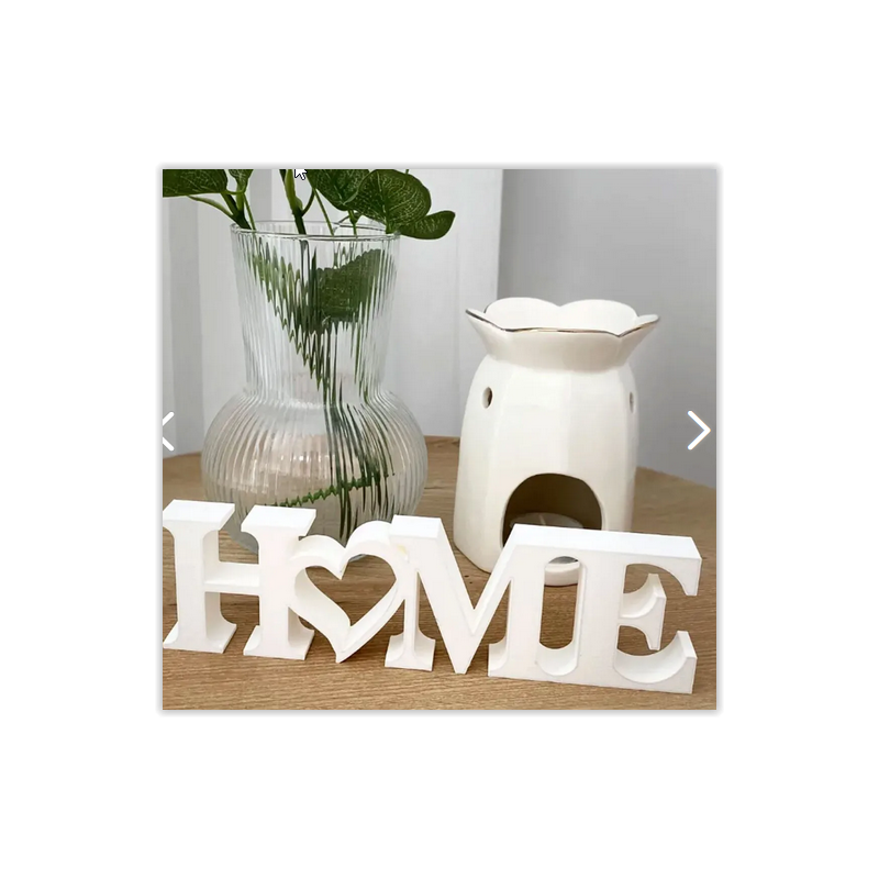 Masaüstü home yazılı dekor