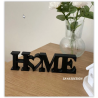 Masaüstü home yazılı dekor