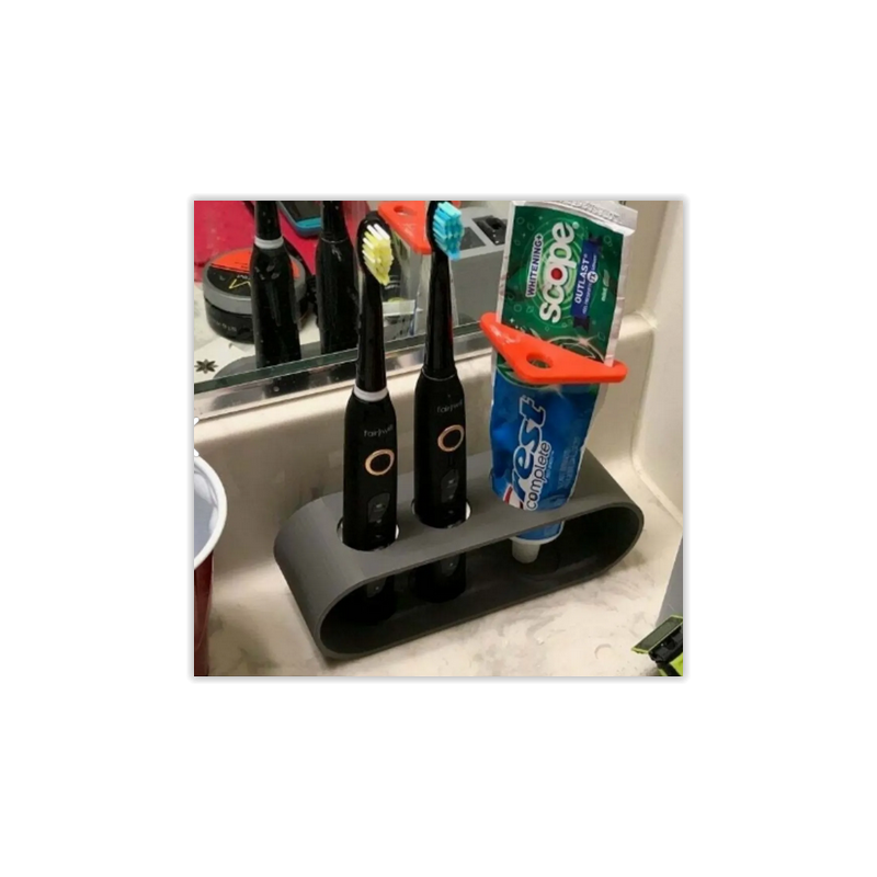 oral b diş fırçalık ve macunluk